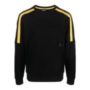 Zwarte Logo Sweatshirt Lente/Zomer 2024 Emporio Armani EA7 , Black , H...