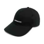 Geborduurde Gebogen Baseballpet Givenchy , Black , Heren