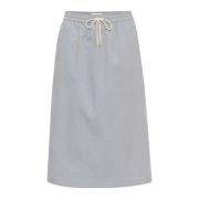 Weathervane Rok met Elastische Taille Part Two , Blue , Dames