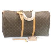 Pre-owned Canvas handbags Louis Vuitton Vintage , Brown , Dames