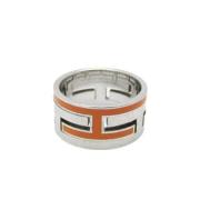 Pre-owned Silver rings Hermès Vintage , Gray , Unisex