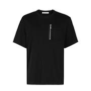 Zak T-shirt Helmut Lang , Black , Heren