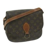 Pre-owned Canvas louis-vuitton-bags Louis Vuitton Vintage , Brown , Da...