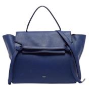 Pre-owned Leather handbags Celine Vintage , Blue , Dames