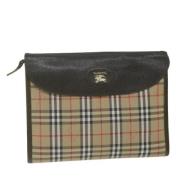 Pre-owned Canvas clutches Burberry Vintage , Multicolor , Dames