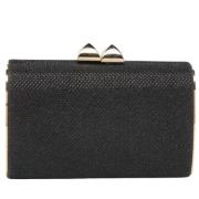 Pre-owned Fabric clutches Jimmy Choo Pre-owned , Black , Dames