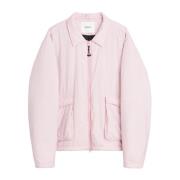 Gewatteerde Utility Jas Soulland , Pink , Dames