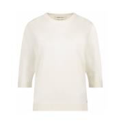 Molly Button Pullover Korte Mouw Fabienne Chapot , White , Dames