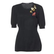 Pre-owned Cashmere tops Dolce & Gabbana Pre-owned , Black , Dames