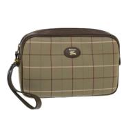 Pre-owned Leather clutches Burberry Vintage , Multicolor , Dames