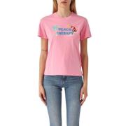 Emilie T-shirt MC2 Saint Barth , Pink , Dames