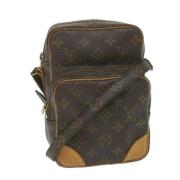 Pre-owned Canvas louis-vuitton-bags Louis Vuitton Vintage , Brown , Da...