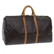 Pre-owned Canvas handbags Louis Vuitton Vintage , Brown , Dames