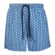 Zwembroek met Geometrische Print oor Heren Tagliatore , Blue , Heren