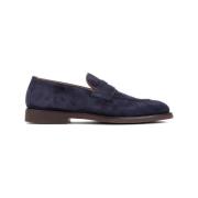 Donkerblauwe Loafers Brunello Cucinelli , Blue , Heren