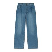 Wijde jeans Moschino , Blue , Heren