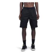 Zwarte Cargo Bermuda Shorts Stone Island , Black , Heren