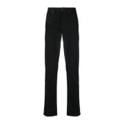 Zwarte Slim Denim Stretch Jeans Tom Ford , Black , Heren