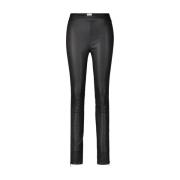 Lamsleren Skinny Broek Closed , Black , Dames