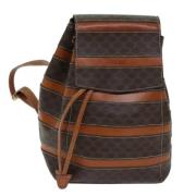 Pre-owned Leather backpacks Celine Vintage , Brown , Dames