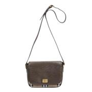Pre-owned Canvas crossbody-bags Burberry Vintage , Multicolor , Dames