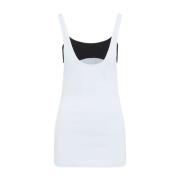 Geribbeld Jersey Tanktop The Attico , Blue , Dames