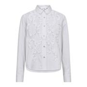 Ruffle Shirt Blouse Wit Co'Couture , White , Dames