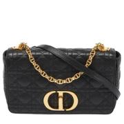 Pre-owned Leather dior-bags Dior Vintage , Black , Dames