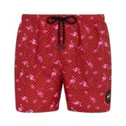 Short A Fantasia Mood Tropical F**k , Multicolor , Heren