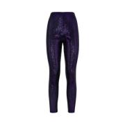 Leggings Sparkling F**k , Purple , Dames