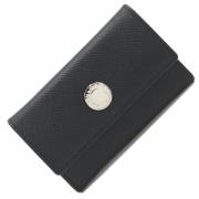 Pre-owned Leather wallets Bvlgari Vintage , Black , Dames