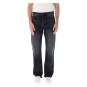 Zwart Gewassen Relaxed-Fit Blake Denim Jeans Haikure , Black , Heren