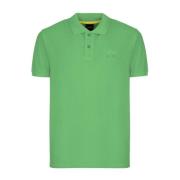 Polo MET Logo F**k , Green , Heren