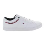 Moderne Leren Sneaker Tommy Hilfiger , White , Heren