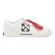 Witte Vulcanized Sneakers Off White , White , Dames