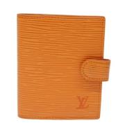 Pre-owned Leather home-office Louis Vuitton Vintage , Orange , Dames