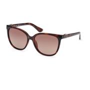 Dames Zonnebrillen Collectie in Polycarbonaat Guess , Brown , Dames