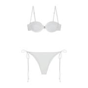 Verstelbare Amerikaanse stijl bikini set Me-Fui , White , Dames