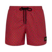 Short A Fantasia Mood Micro Pattern F**k , Multicolor , Heren