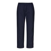 Klassieke katoenen broek met elastische tailleband Massimo Alba , Blue...