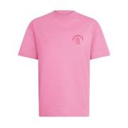 T-Shirt Over Unifit Rosa F**k , Pink , Dames