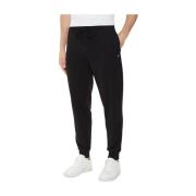 Zwarte Trendy Broek met Moderne Details Calvin Klein , Black , Heren