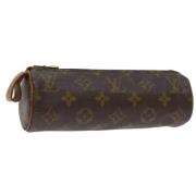 Pre-owned Canvas pouches Louis Vuitton Vintage , Brown , Dames