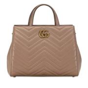 Pre-owned Fabric gucci-bags Gucci Vintage , Beige , Dames