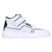 Leren Sneaker Ondersteuning Productie Groep Calvin Klein , White , Her...