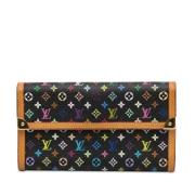 Pre-owned Canvas wallets Louis Vuitton Vintage , Multicolor , Dames