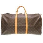 Pre-owned Canvas handbags Louis Vuitton Vintage , Brown , Dames