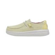 Gebreide Sneaker Hey Dude , Yellow , Dames