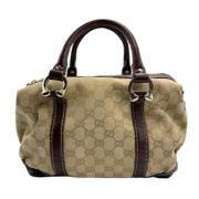 Pre-owned Fabric gucci-bags Gucci Vintage , Beige , Dames