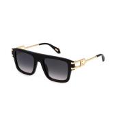 Zwarte Rook Gradient Zonnebril Just Cavalli , Black , Unisex